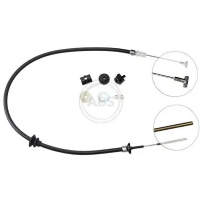 Cable de accionamiento, accionamiento del embrague A.B.S. K26220 Certificado
